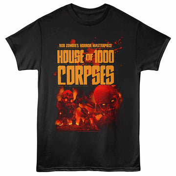 House of 1000 Corpses Masterpiece Black Adult T-Shirt
