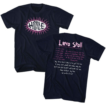 Hole-Love Spell-Navy Adult S/S T-Shirt ***F&B*** - Navy