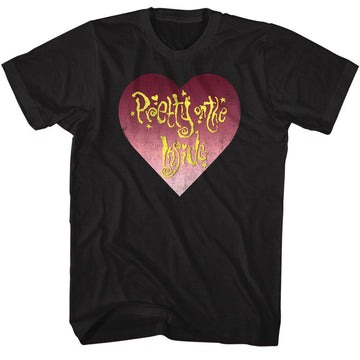 Hole-Pretty On Inside-Black Adult S/S T-Shirt - Black