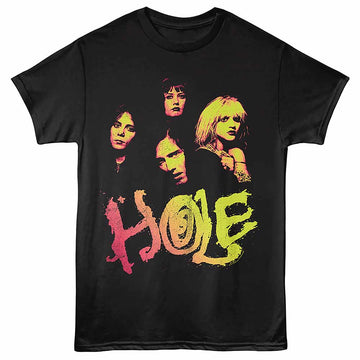 Hole Group Shot Black Adult T-Shirt