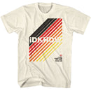 Idkhow-Idkhow Diagonals-Natural Adult S/S T-Shirt - Natural