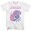 Idkhow-Idkhow Double Snake-White Adult S/S T-Shirt - White