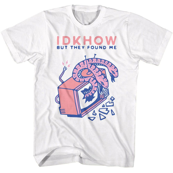 Idkhow-Idkhow Double Snake-White Adult S/S T-Shirt - White