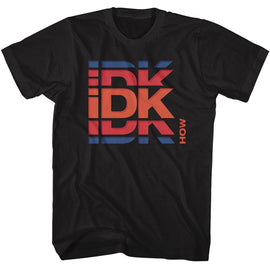 Idkhow-Idkhow Ext Play Colors-Black Adult S/S T-Shirt - Black