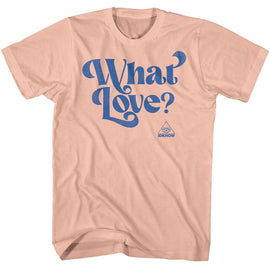 Idkhow-Idkhow What Love-Peach Adult S/S T-Shirt - Peach