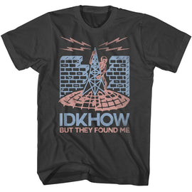 Idkhow-Idkhow Radio Skeleton-Smoke Adult S/S T-Shirt - Smoke
