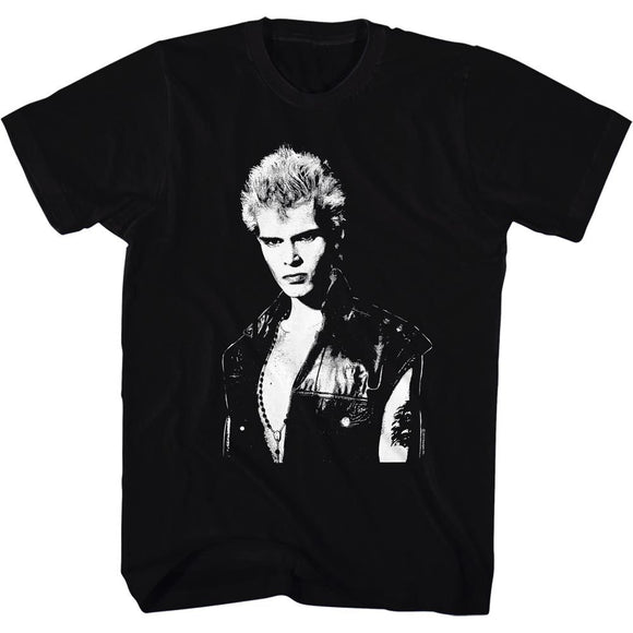 Billy Idol-Billy I-Black Adult S/S T-Shirt - Black