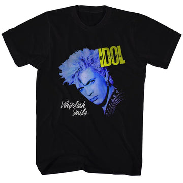 Billy Idol-Only Idol-Black Adult S/S T-Shirt - Black