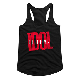 Billy Idol-Idologo-Black Ladies Slimfit Racerback-S - Black