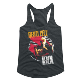 Billy Idol-Rebel Yell-Black Ladies Slimfit Racerback-S - Black