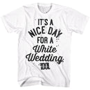 Billy Idol-Nice Day-White Adult S/S T-Shirt - White