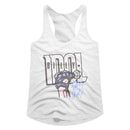 Billy Idol-Idol Fist-White Ladies Slimfit Racerback-S - White