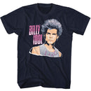 Billy Idol-Idol Soft Clouds-Navy Adult S/S T-Shirt - Navy