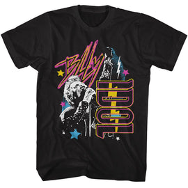 Billy Idol-Billy Idol Fist Up-Black Adult S/S T-Shirt - Black