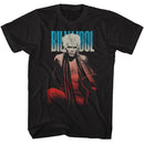 Billy Idol-Billy Idol Patriotic Gradient-Black Adult S/S T-Shirt - Black