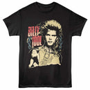 Billy Idol Chain Black Adult T-Shirt