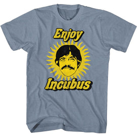 Incubus-Enjoy Inubus-Indigo Heather Adult S/S T-Shirt - Indigo Heather