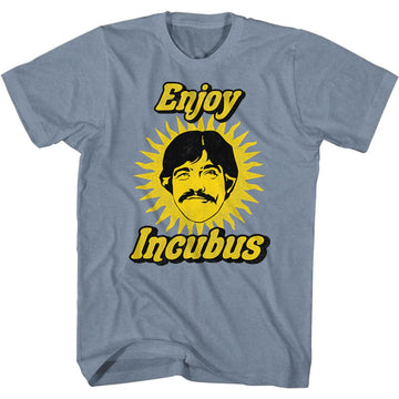 Incubus-Enjoy Inubus-Indigo Heather Adult S/S T-Shirt - Indigo Heather
