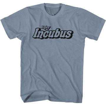 Incubus-Enjoy Inubus Logo-Indigo Heather Adult S/S T-Shirt - Indigo Heather