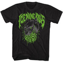 Ice Nine Kills-Ice Nine Kills Brain Wolf-Black Adult S/S T-Shirt - Black