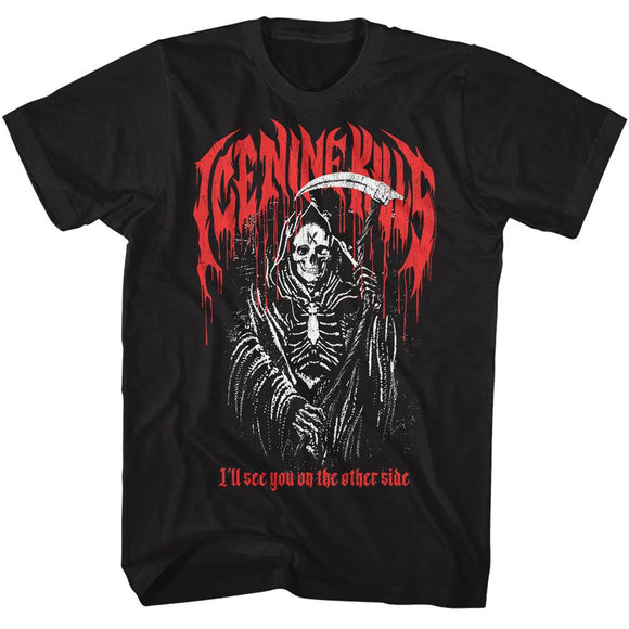 Ice Nine Kills-Ice Nine Kills Reaper-Black Adult S/S T-Shirt - Black