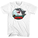 Jaws-Grrrr-White Adult S/S T-Shirt - White