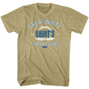 Jaws-Shark Tour2-Khaki Heather Adult S/S T-Shirt - Khaki Heather