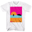 Jaws-Visiting-White Adult S/S T-Shirt - White
