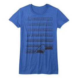 Jaws-Dun Nun-Royal Ladies S/S T-Shirt - Royal
