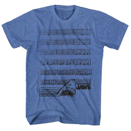 Jaws-Dun Nun-Royal Heather Adult S/S T-Shirt - Royal Heather