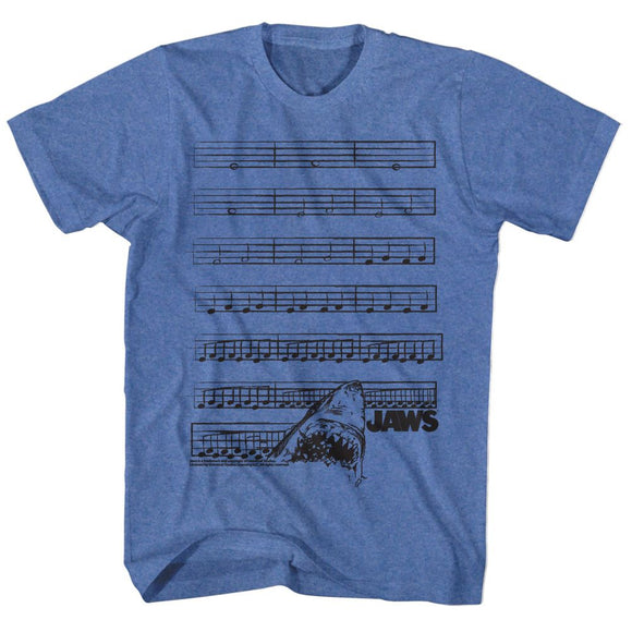 Jaws-Dun Nun-Royal Heather Adult S/S T-Shirt - Royal Heather