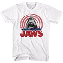 Jaws-Jaws Spiral-White Adult S/S T-Shirt - White