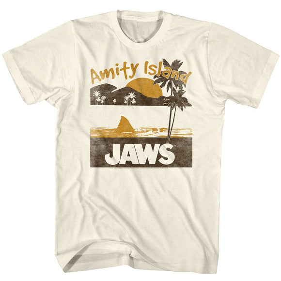 Jaws-Random-Natural Adult S/S T-Shirt - Natural