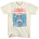 Jaws-Fade-Natural Adult S/S T-Shirt - Natural