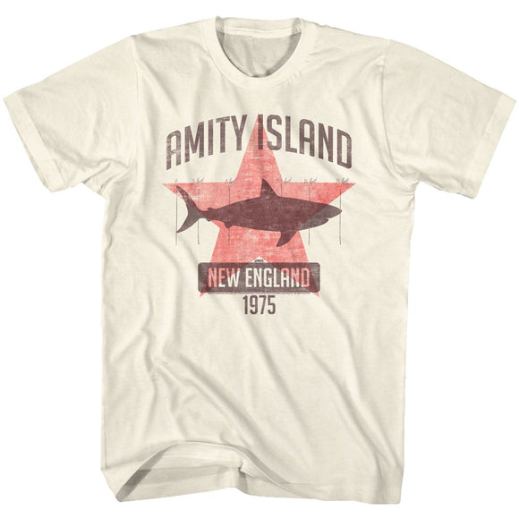 Jaws-Jawstar-Natural Adult S/S T-Shirt - Natural