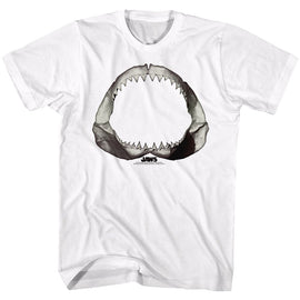 Jaws-Jaws Literally-White Adult S/S T-Shirt - White