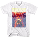Jaws-Wrecktangle-White Adult S/S T-Shirt - White