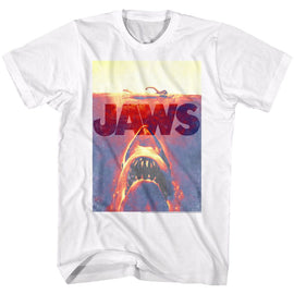 Jaws-Wrecktangle-White Adult S/S T-Shirt - White