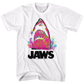 Jaws-Jawzzz-White Adult S/S T-Shirt - White