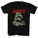 Jaws Floral Shark Adult T-Shirts