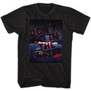 Jaws-Dont Go In-Black Adult S/S T-Shirt - Black