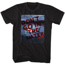 Jaws-Dont Go-Black Adult S/S T-Shirt - Black
