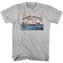 Jaws-Welcome-Gray Heather Adult S/S T-Shirt - Gray Heather