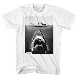 Jaws-Marco Polo-White Adult S/S T-Shirt - White