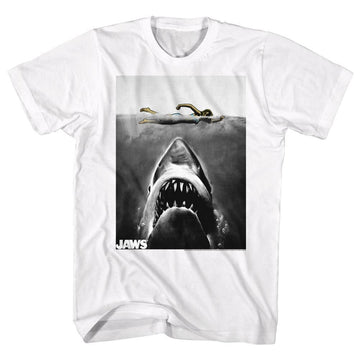 Jaws-Marco Polo-White Adult S/S T-Shirt - White