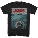Jaws-Wiggly-Black Adult S/S T-Shirt - Black