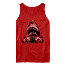Jaws-Red Jowls-Red Adult Tank-S - Red