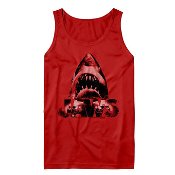 Jaws-Red Jowls-Red Adult Tank-S - Red