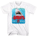 Jaws-Jaws Bite-White Adult S/S T-Shirt - White