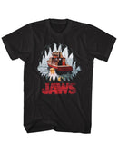 Jaws-Mouth Pov-Black Adult S/S T-Shirt - Black
